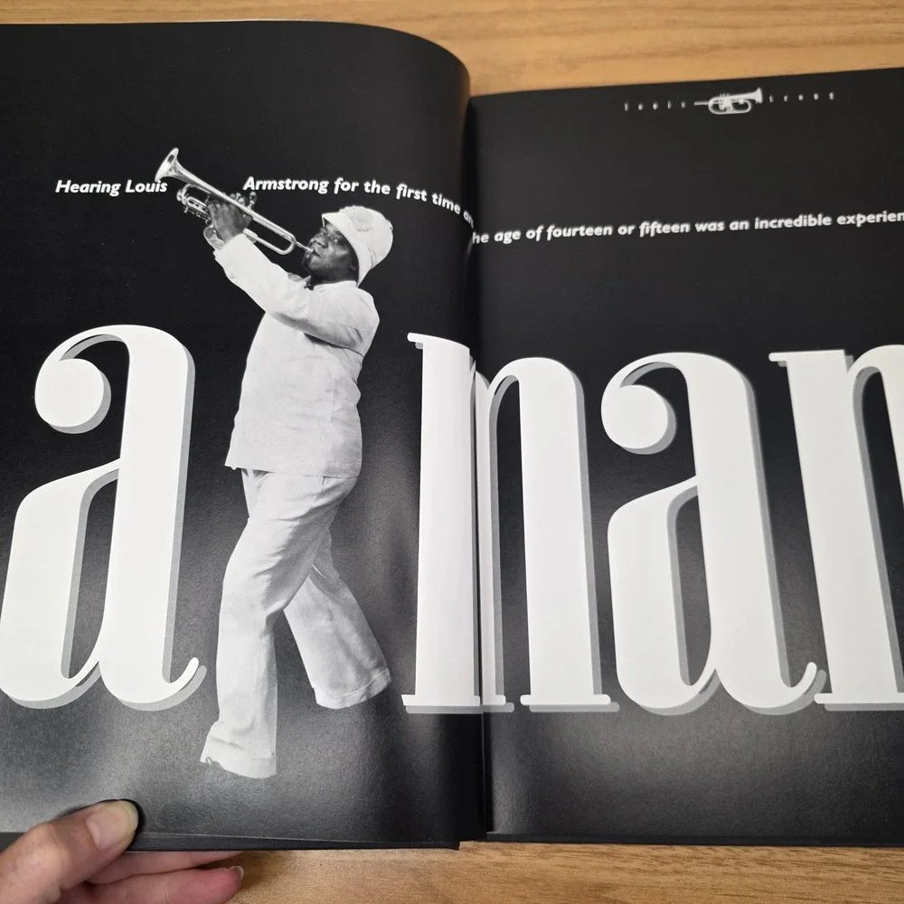 Louis Armstrong By Michel Boujut‎ Interview with Wynton Marsalis Hardcover Book